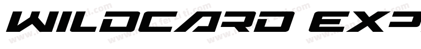 Wildcard Expanded Italic Expanded I字体转换